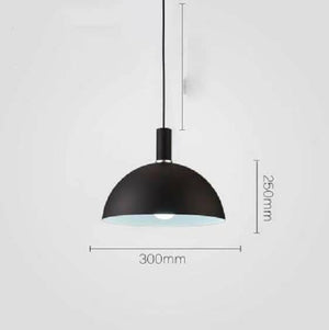 Modern Nordic Round Lampshade Hanging Light | Bright & Plus.