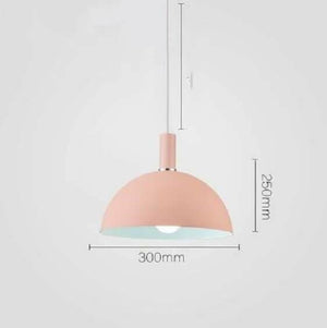 Modern Nordic Round Lampshade Hanging Light | Bright & Plus.