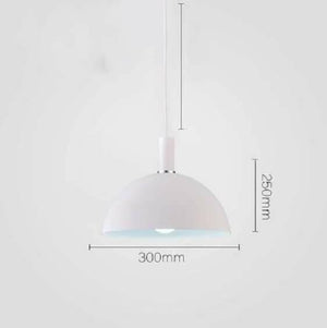 Modern Nordic Round Lampshade Hanging Light | Bright & Plus.