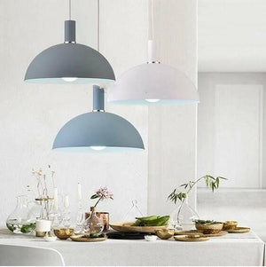 Modern Nordic Round Lampshade Hanging Light | Bright & Plus.