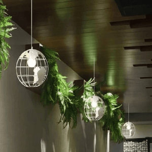 Modern Nordic World Globe Hanging Light | Bright & Plus.