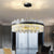 Munire Mae - Luxury Round Crystal Chandelier Compatible with Living Room