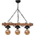 Narses - Rustic Chandelier with Wooden Rope | Bright & Plus.