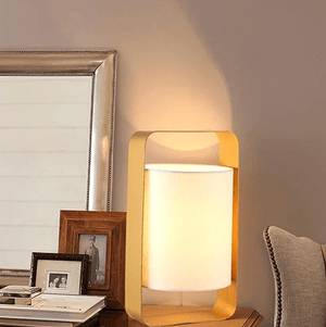 Nate - Modern Frame Floating Lantern Desk Lamp | Bright & Plus.