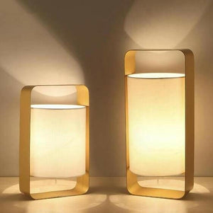 Nate - Modern Frame Floating Lantern Desk Lamp | Bright & Plus.