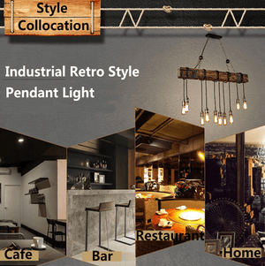 Naya - Industrial Retro Style Pendant Light | Bright & Plus.