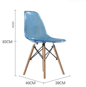 Nola - Transparent Modern Chair | Bright & Plus.