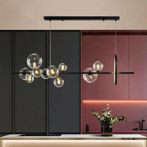 Alice -  Nordic Black LED Chandelier Light | Bright & Plus.