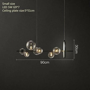 Alice -  Nordic Black LED Chandelier Light | Bright & Plus.