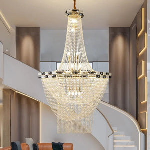 Othom - European Duplex Gold Design Crystal Chandelier