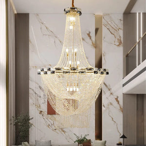 Othom - European Duplex Gold Design Crystal Chandelier