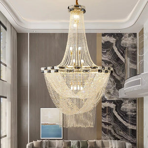 Othom - European Duplex Gold Design Crystal Chandelier