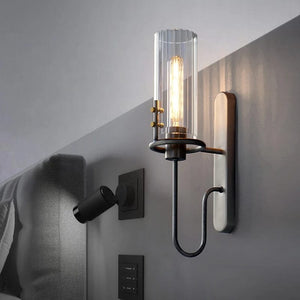 Othom - Retro Style Clear Glass Wall Lamp