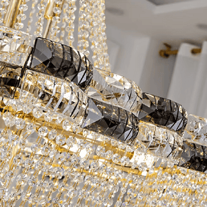 Othom - European Duplex Gold Design Crystal Chandelier