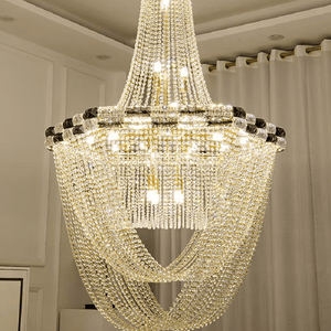 Othom - European Duplex Gold Design Crystal Chandelier