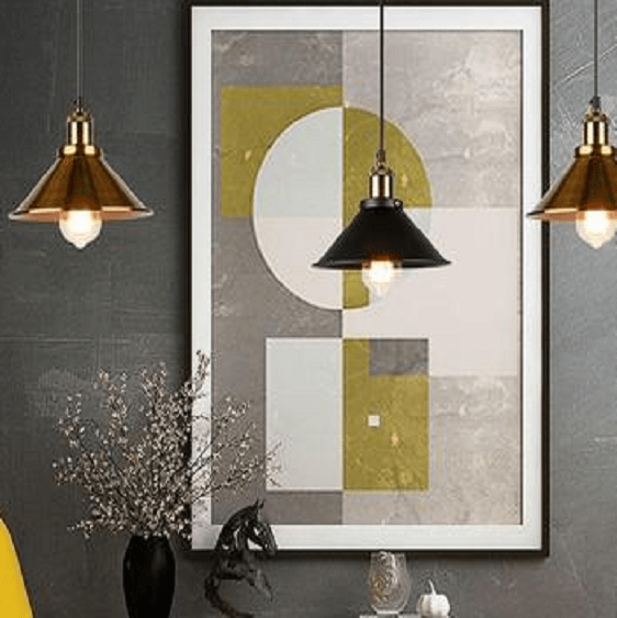 Pius - Modern Shade Hanging Lamp | Bright & Plus.