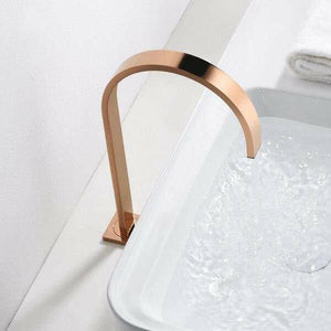 Cassian - Long Tube Two Hole Bathroom Sink Faucet | Bright & Plus.