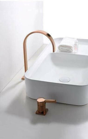 Cassian - Long Tube Two Hole Bathroom Sink Faucet | Bright & Plus.