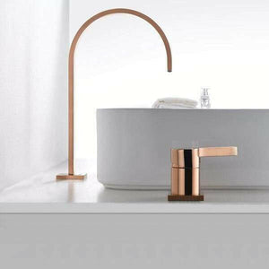 Cassian - Long Tube Two Hole Bathroom Sink Faucet | Bright & Plus.