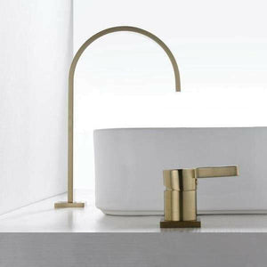 Cassian - Long Tube Two Hole Bathroom Sink Faucet | Bright & Plus.