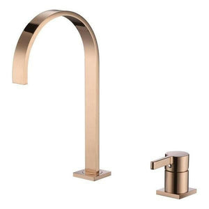 Cassian - Long Tube Two Hole Bathroom Sink Faucet | Bright & Plus.