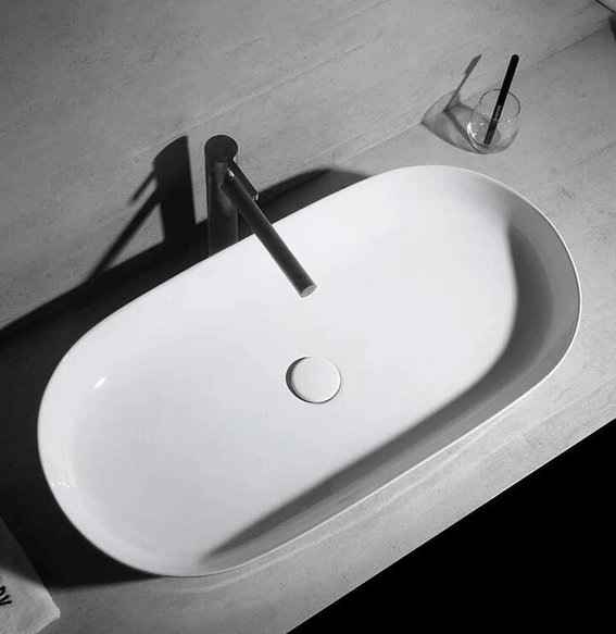 Rene - Modern Rounded Bathroom Sink | Bright & Plus.