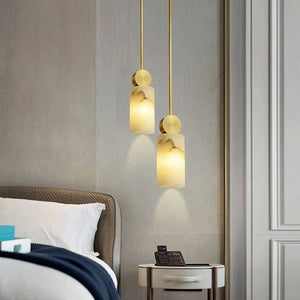 Risto - Nordic marble Pendant Lamp Luxury  Copper