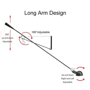 Rizzatto - Wall Lamp with Swing Arm and Adjustable Scottish Style