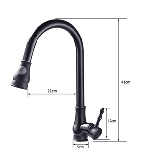 Giotto - Pull Down Kitchen Faucet | Bright & Plus.