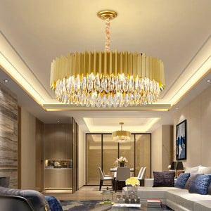 Silvano - Black Crystal Chandelier For Living Room