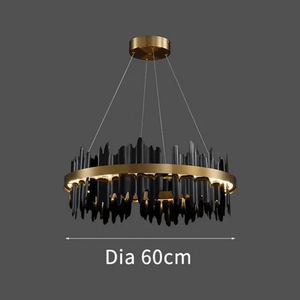 Spacestation Flush Mount Copper Multi-Level Chandelier | Bright & Plus.