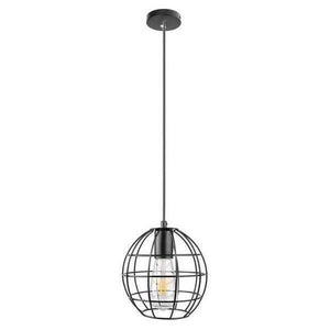 Spherical Hanging Cage Drop Pendant Light | Bright & Plus.