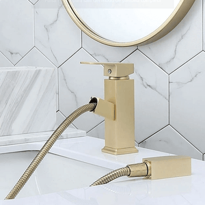 Square Crane Hose Extend Faucet | Bright & Plus.