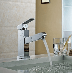 Square Crane Hose Extend Faucet | Bright & Plus.