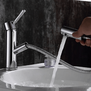 Square Crane Hose Extend Faucet | Bright & Plus.