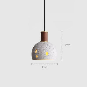 Stone - Vintage American Country Resin Pendant Lamp