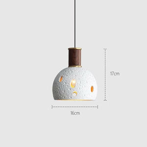 Stone - Vintage American Country Resin Pendant Lamp