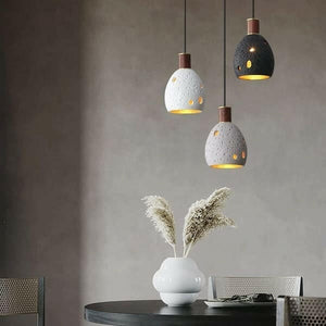 Stone - Vintage American Country Resin Pendant Lamp