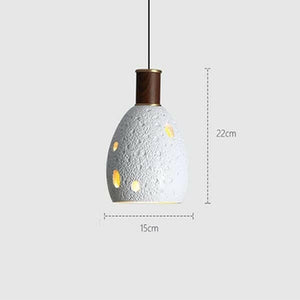 Stone - Vintage American Country Resin Pendant Lamp