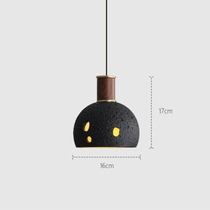 Stone - Vintage American Country Resin Pendant Lamp