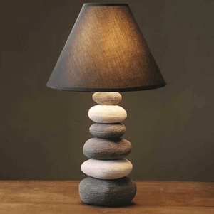 Stonia - Modern Ceramic Stone Pile Lamp | Bright & Plus.