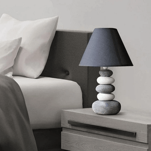 Stonia - Modern Ceramic Stone Pile Lamp | Bright & Plus.