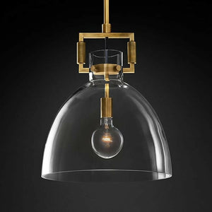 Sverre - Minimalist Industrial Glass Pendant Lamp