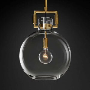 Sverre - Minimalist Industrial Glass Pendant Lamp