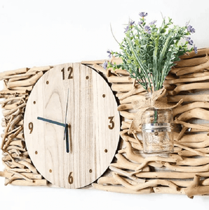 Tempo - Modern Wooden Clock & Vase | Bright & Plus.