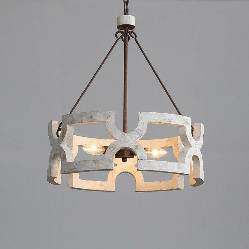 Tessa - Rural French Wooden Pendant Lamp