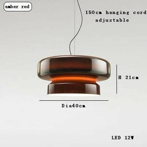 Theo - Glass Pendant Lamp for Ceiling