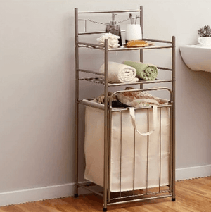 Theodore - Laundry Storage Shelves & Basket | Bright & Plus.