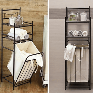 Theodore - Laundry Storage Shelves & Basket | Bright & Plus.