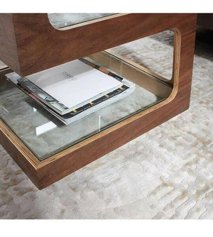 Thierry - Three Tier Walnut End Table | Bright & Plus.